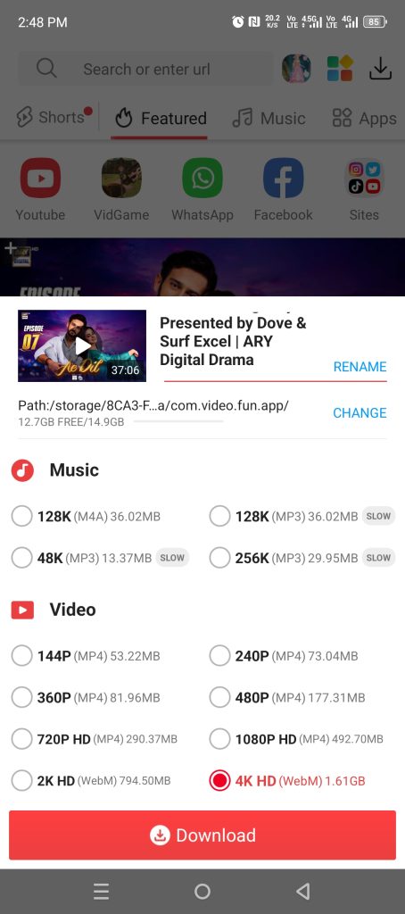 vidmate apk